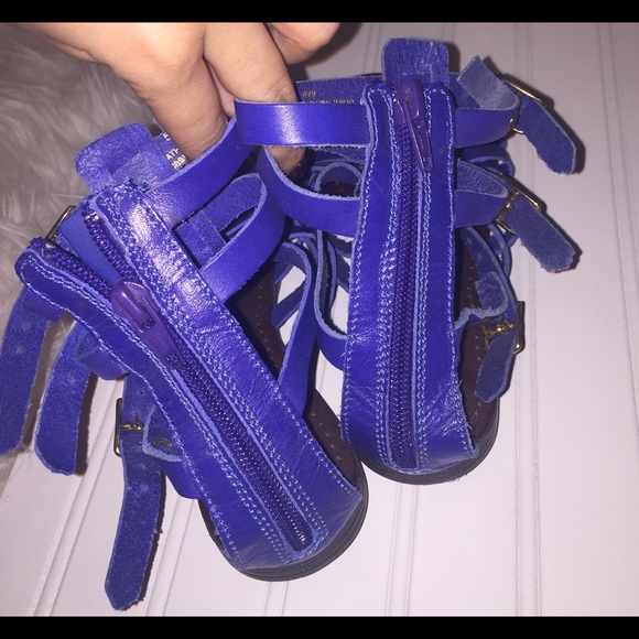 Blue Steve Madden gladiator sandals - Picture 2 of 6
